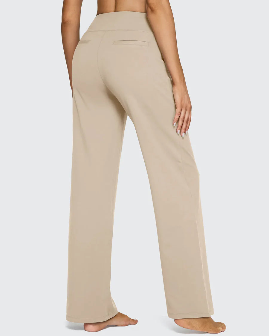 Spodnie z wysokim stanem – business casual