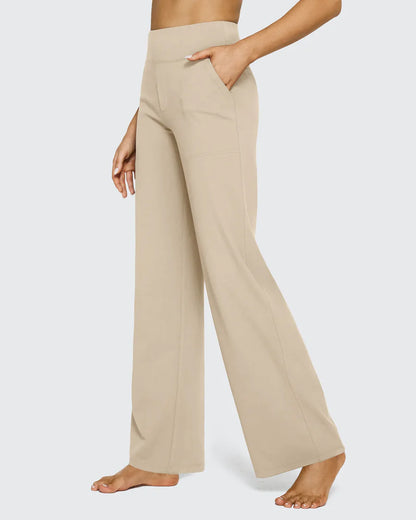 Spodnie z wysokim stanem – business casual