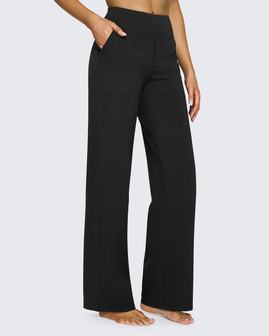 Spodnie z wysokim stanem – business casual