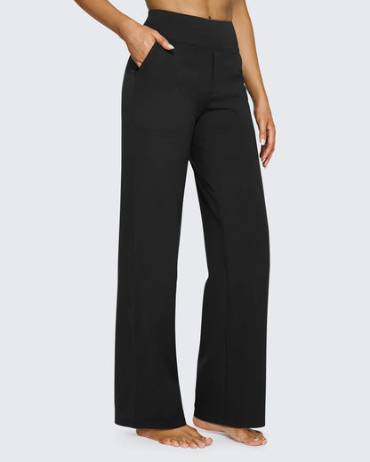 Spodnie z wysokim stanem – business casual