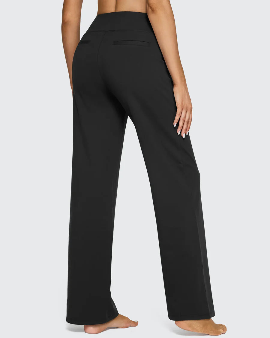 Spodnie z wysokim stanem – business casual