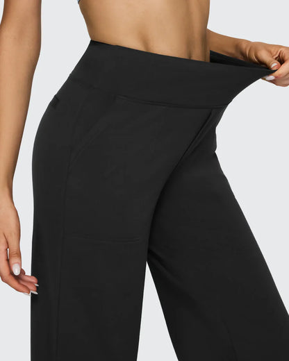 Spodnie z wysokim stanem – business casual