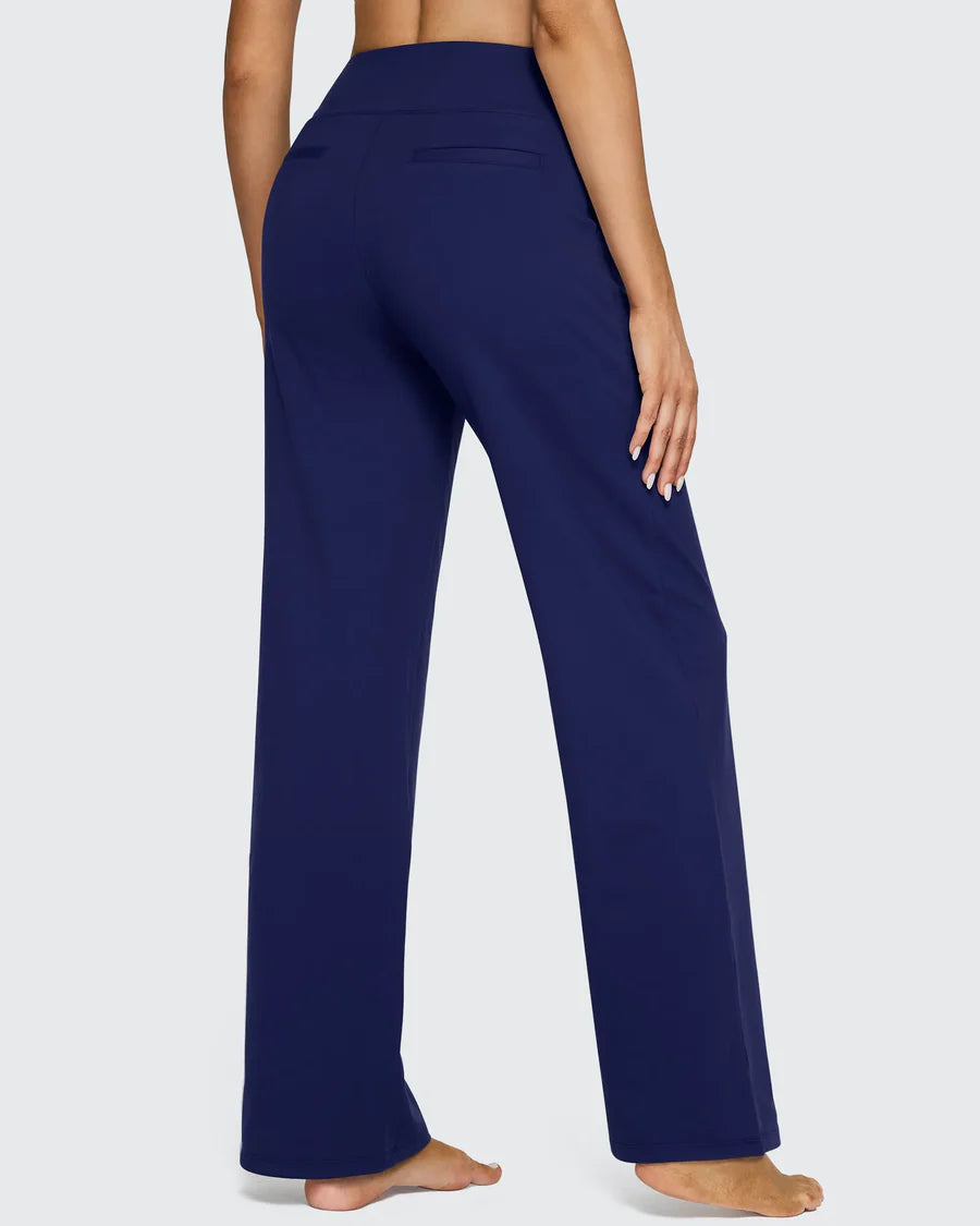 Spodnie z wysokim stanem – business casual