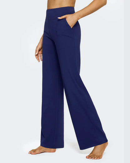 Spodnie z wysokim stanem – business casual