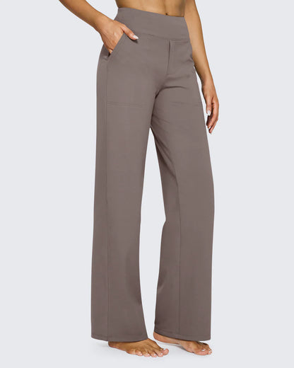Spodnie z wysokim stanem – business casual