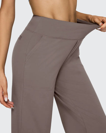 Spodnie z wysokim stanem – business casual