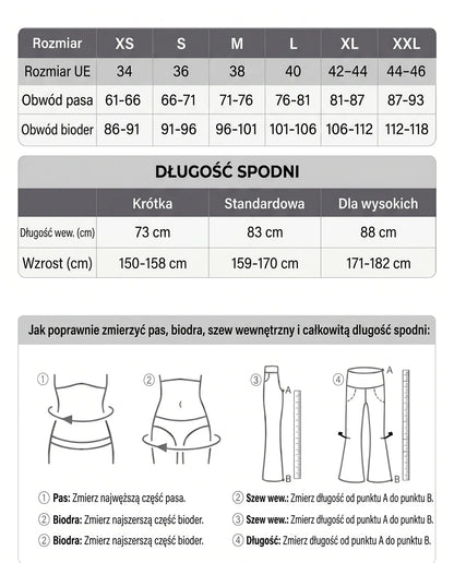 Spodnie z wysokim stanem – business casual